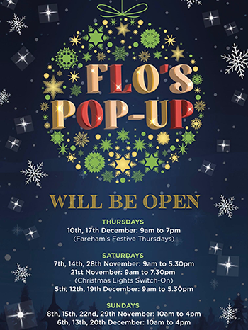 Flo's Pop Up Dates and Times
